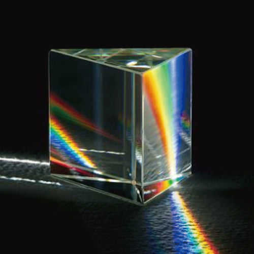 Crystal Pyramid / Prism w/ Laser Engraving Effect