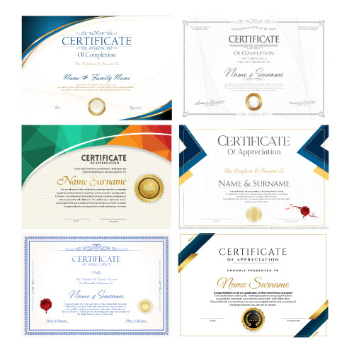 Bespoke Certificate