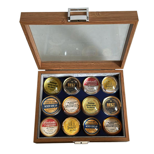 Bespoke Memorable Crystal Rewards and Button Badges