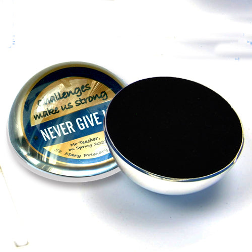 Bespoke Memorable Crystal Rewards and Button Badges