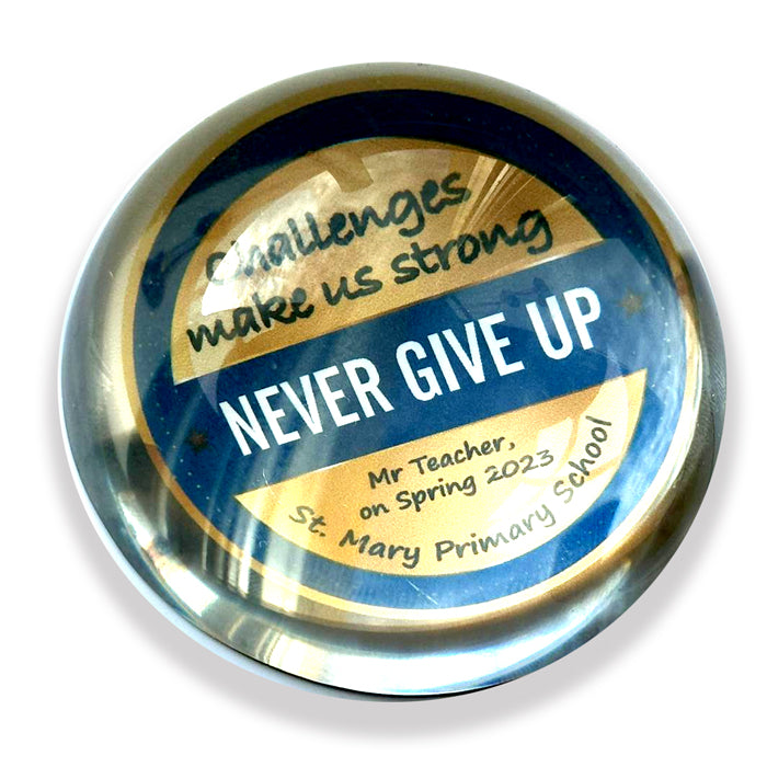 Bespoke Memorable Crystal Rewards and Button Badges