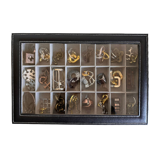 Selected Metal Puzzles (24 pcs/set )with Collection Case