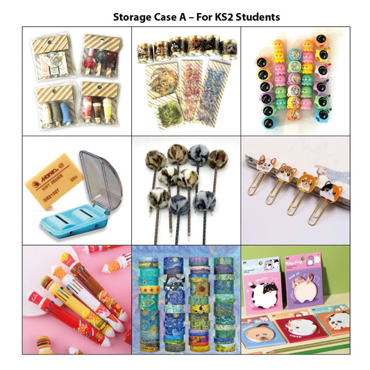 Stationery Reward Set - Case A w/ 180 pcs for KS2 Students