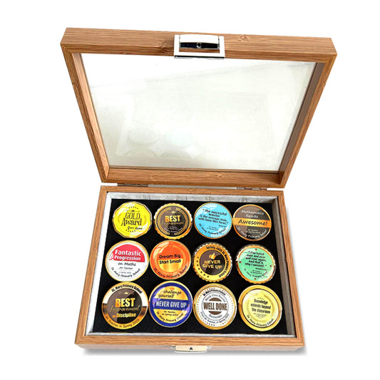 Bespoke Memorable Crystal Rewards and Button Badges
