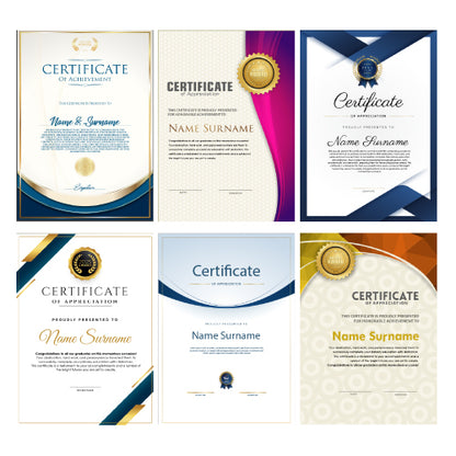 Bespoke Certificate