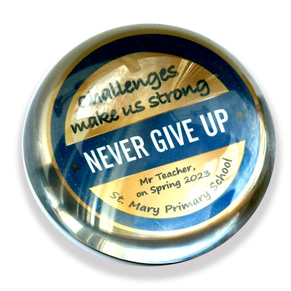 Bespoke Memorable Crystal Rewards and Button Badges